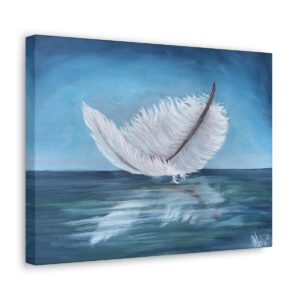 Lighten Up Feather, 1 Canvas Print