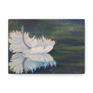 Tranquility Feather, Canvas Gallery Wrap Prints